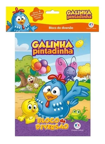 Revista Infantil Com Atividades Galinha Pintadinha