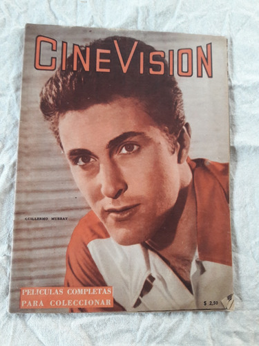 Revista Cine Visión Nº 566 Año 1957 Portada Guillermo Murray