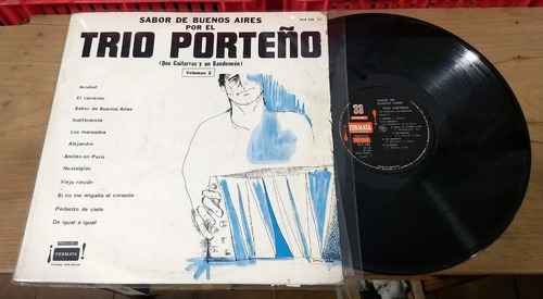 Trio Porteño Sabor De Buenos Aires Vol 2 Disco Vinilo Lp