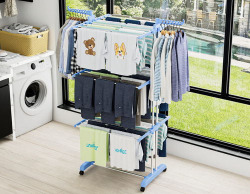 Tendedero Ropa Extensible Hogar Practico 4 Niveles Lau