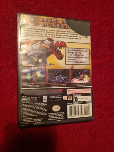 Power Rangers Dino Thunder Nintendo Game Cube Gc (Usado)