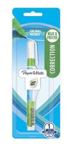Caneta Corretivo Paper Mate Liquid Paper 22ml Blister