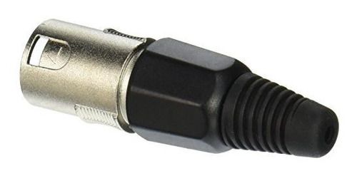 C2g/cables To Go 40658 xlr In-line Macho Conector (negro Y P