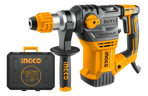 Martelete eletropneumático Ingco Industrial RH150028 amarelo frequência de 50Hz/60Hz com 1.5kW de potência