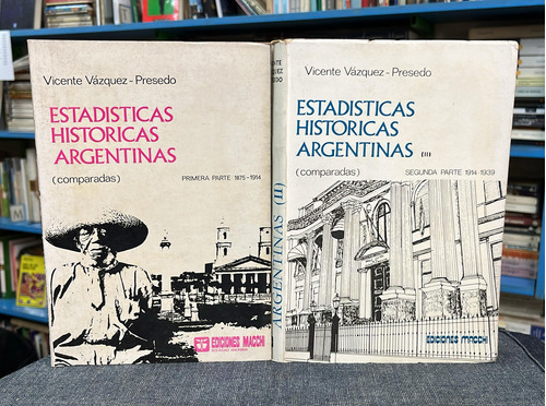 Estadísticas Históricas Argentinas (i & Ii)- Vázquez Presedo