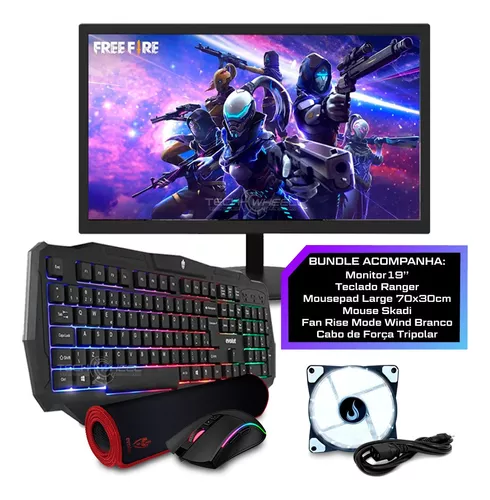 PC Gamer CS ULTRA RGB Completo Barato com Monitor, Teclado, Mouse