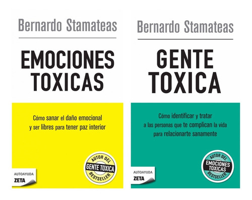 Emociones + Gente Toxica - Stamateas - B Bolsillo 2 Libros