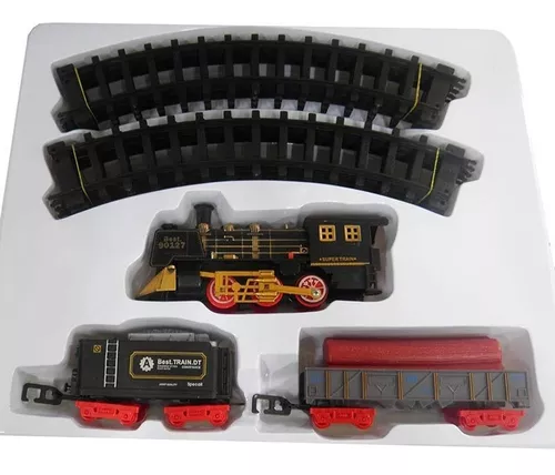 Ferrorama Trem Eletrico Locomotiva Luz e Som Crianca 11 pcs Brinquedo  Infantil (SD17475) tem aqui, na ABMIDIA!