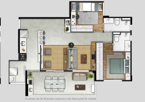 Imagem 3 de 7 de Um Apartamento Charmoso Com Duas Suítes A 650 M Do Metrô Praça Da Árvore!! - Ap02358 - 69289361