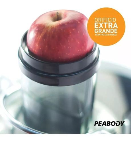 Juguera eléctrica Peabody PE-JL6003 acero inoxidable 220V con accesorios