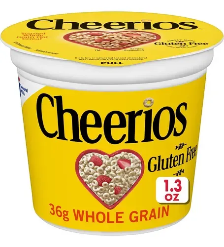 Pote De Cereales Cheerios, Sin Gluten, 1.3 onzas Paque | MercadoLibre