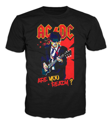 Camiseta Rock Ac/dc  Angus Young