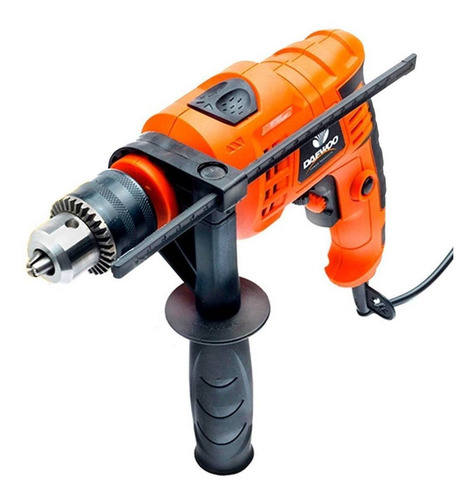 Imagen 2 de 3 de Taladro percutor eléctrico de 13mm Daewoo DAID550 550W + accesorios con maletín de transporte 230V 50Hz