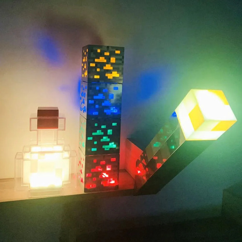 Lámpara De Antorcha Decorativo Juguete Recargable 4 Colores