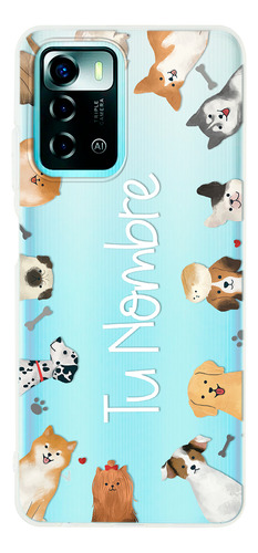 Funda Para Zte Para Mujer Razas Perritos Personalizada