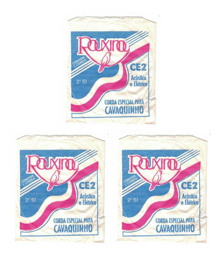 Kit 3 Corda Especial Avulsa Si (2ª) Cavaquinho Rouxinol Ce2