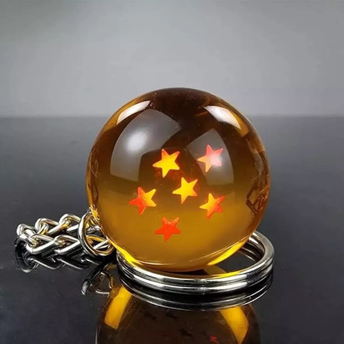Para Set 7 Llaveros Dragon Ball Esferas Llavero Resina Moda