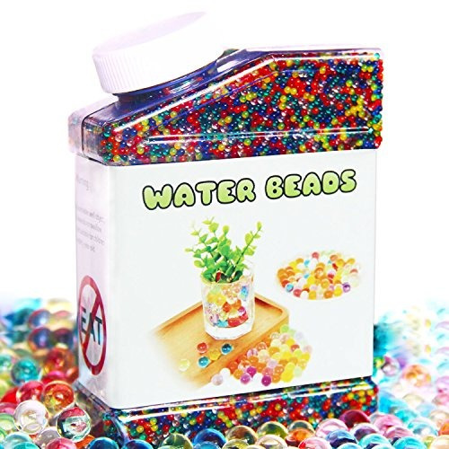 Elongdi Water Beads Pack Rainbow Mix Over 50,000 Orbies Bead