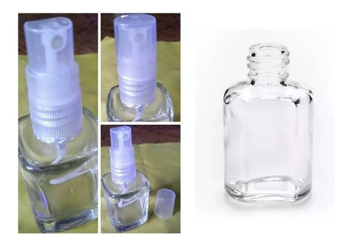 Envase Frasco Vidrio 30 Cc, Atomizador, Spray  Perfumes X10