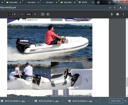 Imagem 10 de 11 de Bote Apoio Console 3.20 M Em Pvc Zefir Sr Flexboat
