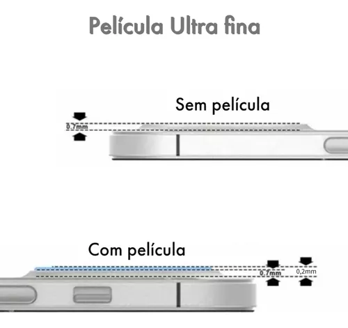 Película para câmera iPhone 15 Pro / 15 Ultra