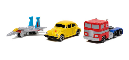 Transformers Nano Jada Hollywood Rides Set 3 Piezas Nuevo