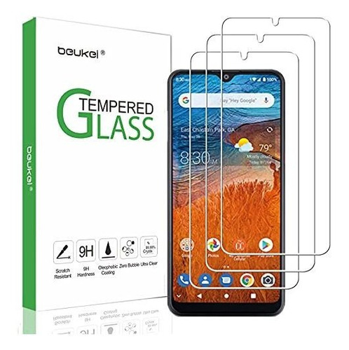 (3 Pack) Beukei Compatible Con Zte Z6250 / Zte Zmax Vmmzz