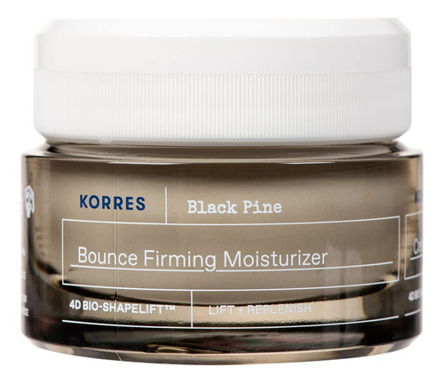 Korres Black Pine Bounce - Hidratante Reafirmante, 1.35 Onza