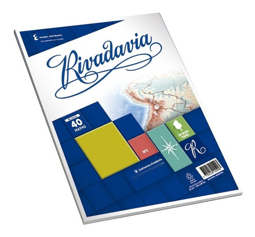Mapas Rivadavia N°5 Block X20 América Físico Político