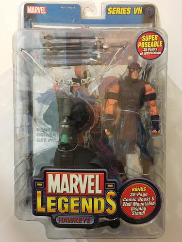 Hawkeye Marvel Legends Series 7 Toybiz 2004 Comic Avengers