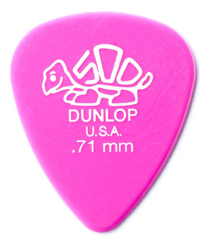 Dunlop Palheta Delrin Pink 0.71 Mm 1802