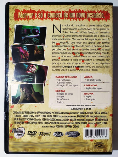 Dvd Ciclo Mortal Lauren Currie Lewis Chris Ferry Cody Darbe
