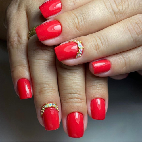 Esmalte Impala Vermelho Jujuba De Morango Cores Da Sua Moda Cor Vermelho Rosado
