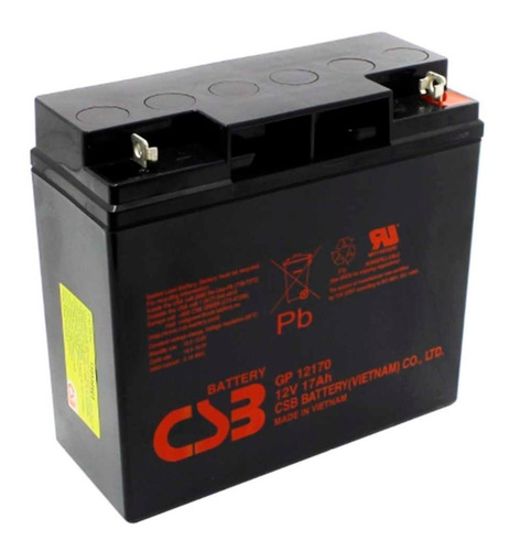 Imagen 2 de 4 de Bateria 12v 17ah Csb Gp12170 Ups Eaton Apc 1500 2200 3000