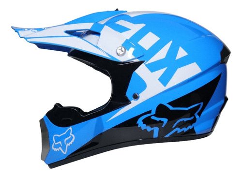 Casco Off-road Pro Rally Con Kit De 3 Piezas