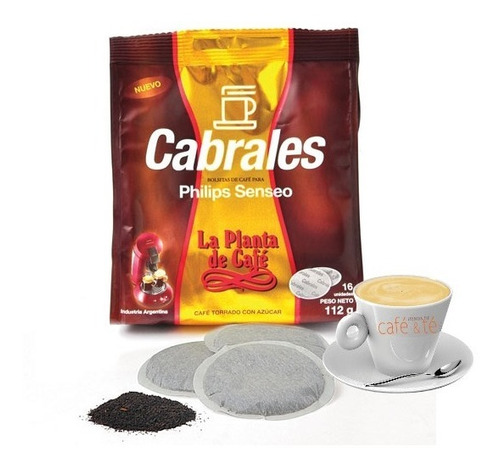 Capsulas Cafe Cabrales Laplanta Cafetera Philips Senseo 16u