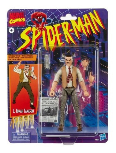J. Jonah Jameson Spiderman Marvel Legends Hasbro