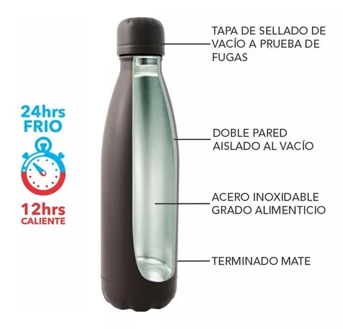 Botella Termo de Acero Inoxidable 24 horas