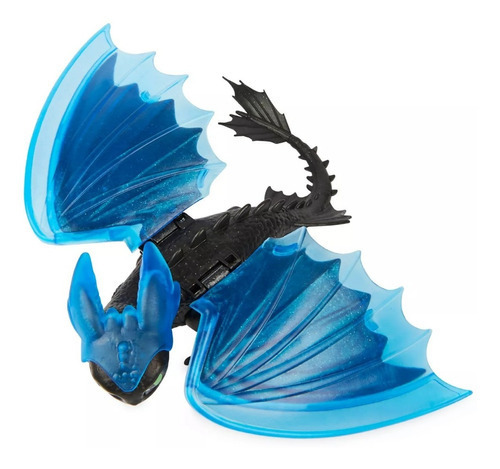Figura Dragon Chimuelo Furia Nocturna Con Vikingo