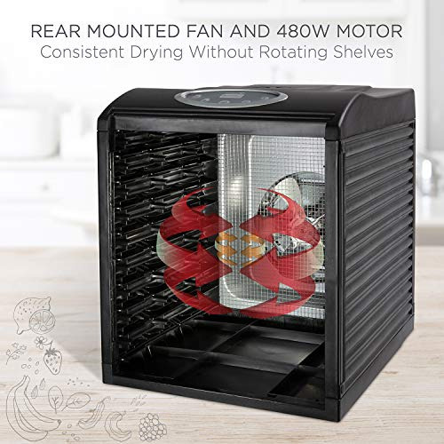 Ivation iv-fd90rb Deshidratador Alimentos Black