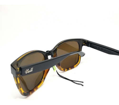 Anteojos De Sol Gafas Vulk Alessa Polarizado Negro Marron
