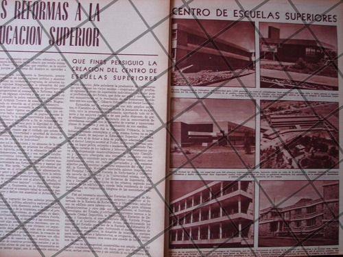 Afiche Retro Escuelas Superiores En Chihuahua 1956