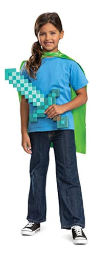 Set De Disfraz De Espada Y Capa De Minecraft Disguise,
