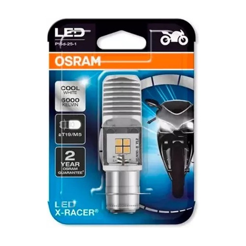 Cree Led Moto Osram X-racer T19/m5 (2 Polos) Honda/yamaha