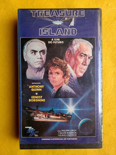 Treasure Island A Ilha Do Futuro 1987 Vhs Lacrado Ljfs (Usado)