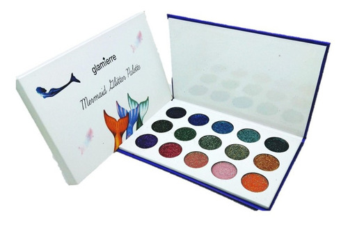 Paleta Sirena Glamierre Glitter Maquillaje Tienda