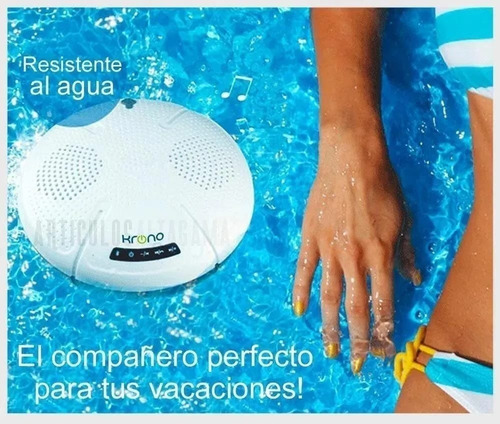 Parlante Bluetooth Sumergible Flotante Piscina