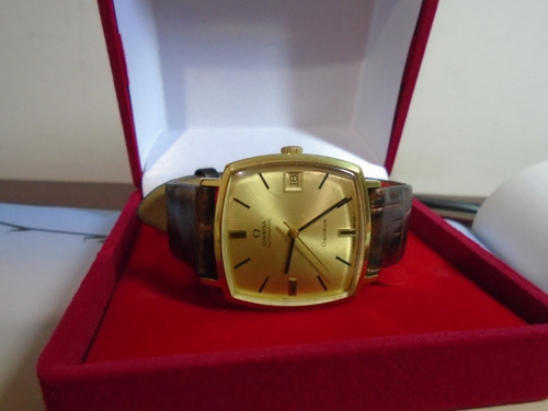 Omega Geneve Antigo Square 1966 Cal 564 Folhado Ouro Raro