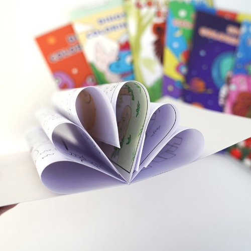 Libro Para Colorear De 8 Dibujos Carta