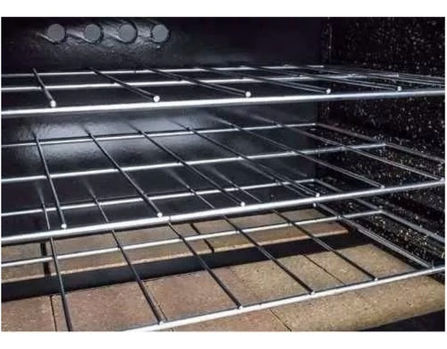 Imagen 2 de 2 de Horno Pizzero 12 Moldes Depaolo Gabinete Acero 16000 Cal